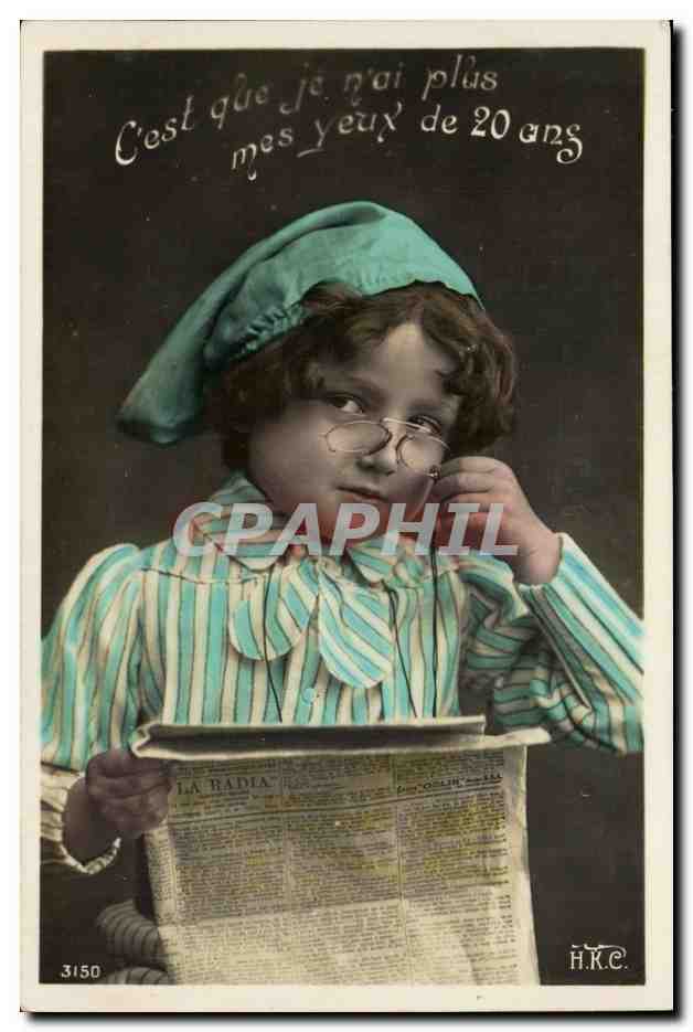 CPA Fantaisie Enfant Journal