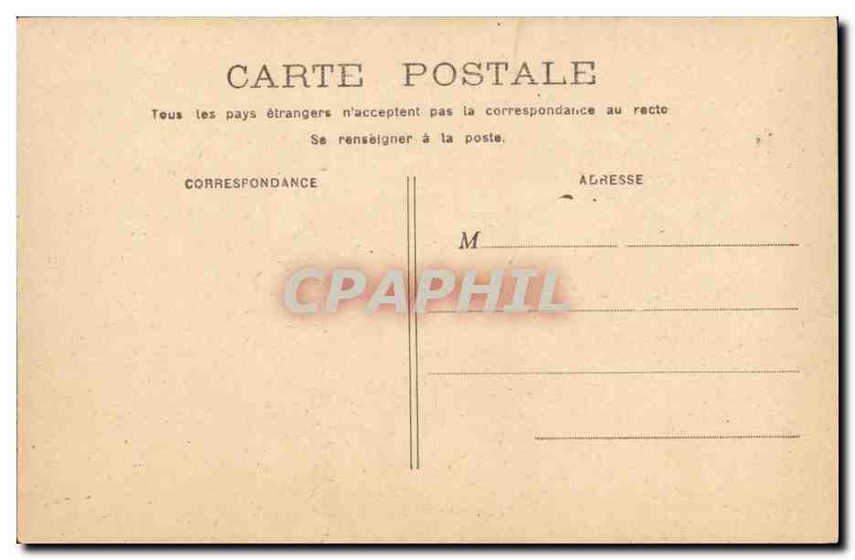 CPA Fantaisie Enfant Le depart du Petit savoyard — Verso