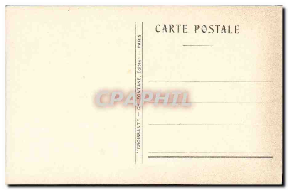 CPA Fantaisie Enfant Ange Lune  — Rückseite