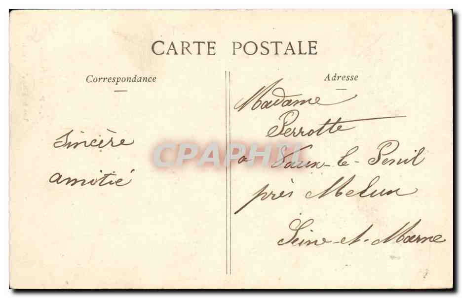 CPA Fantaisie Enfants Petite dispute  — Rückseite