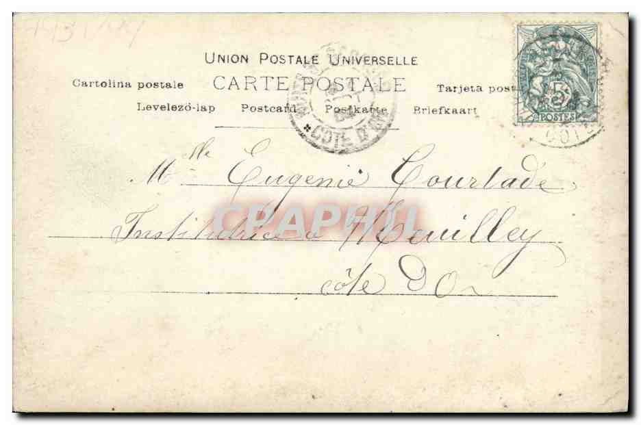 CPA Fantaisie Enfants Marchande des 4 saisons  — Rückseite