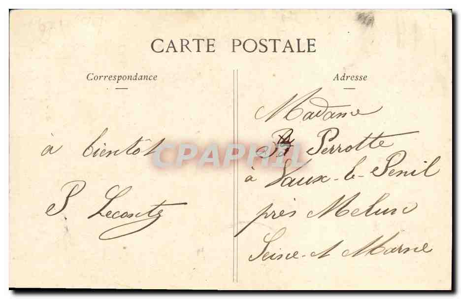 CPA Fantaisie Enfants Petit dispute  — Verso