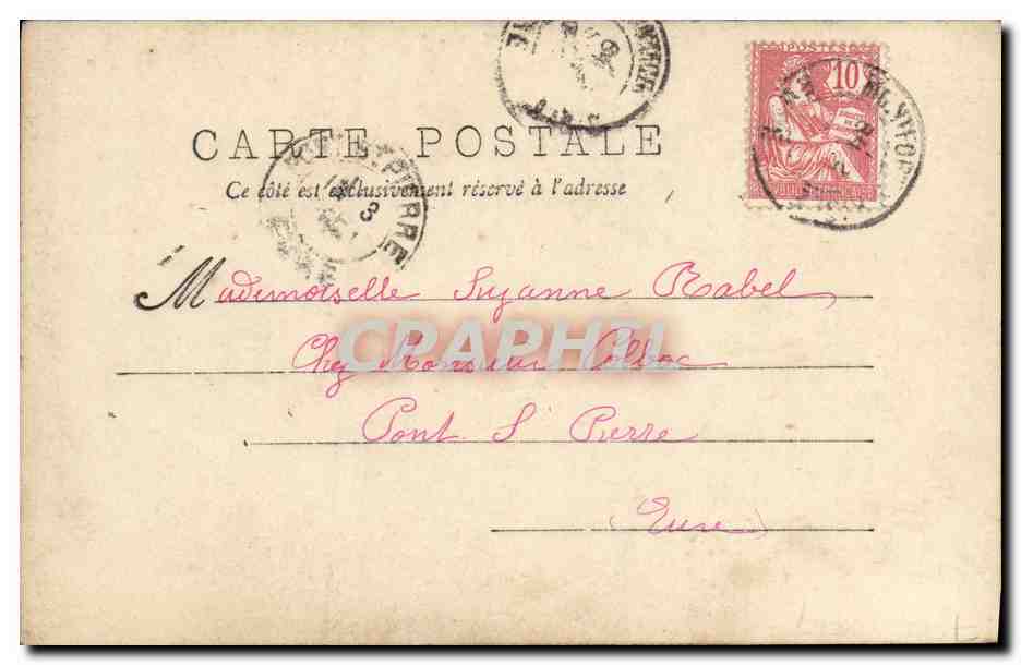 CPA Fantaisie Enfant Voyez mon poing Moine  — Verso