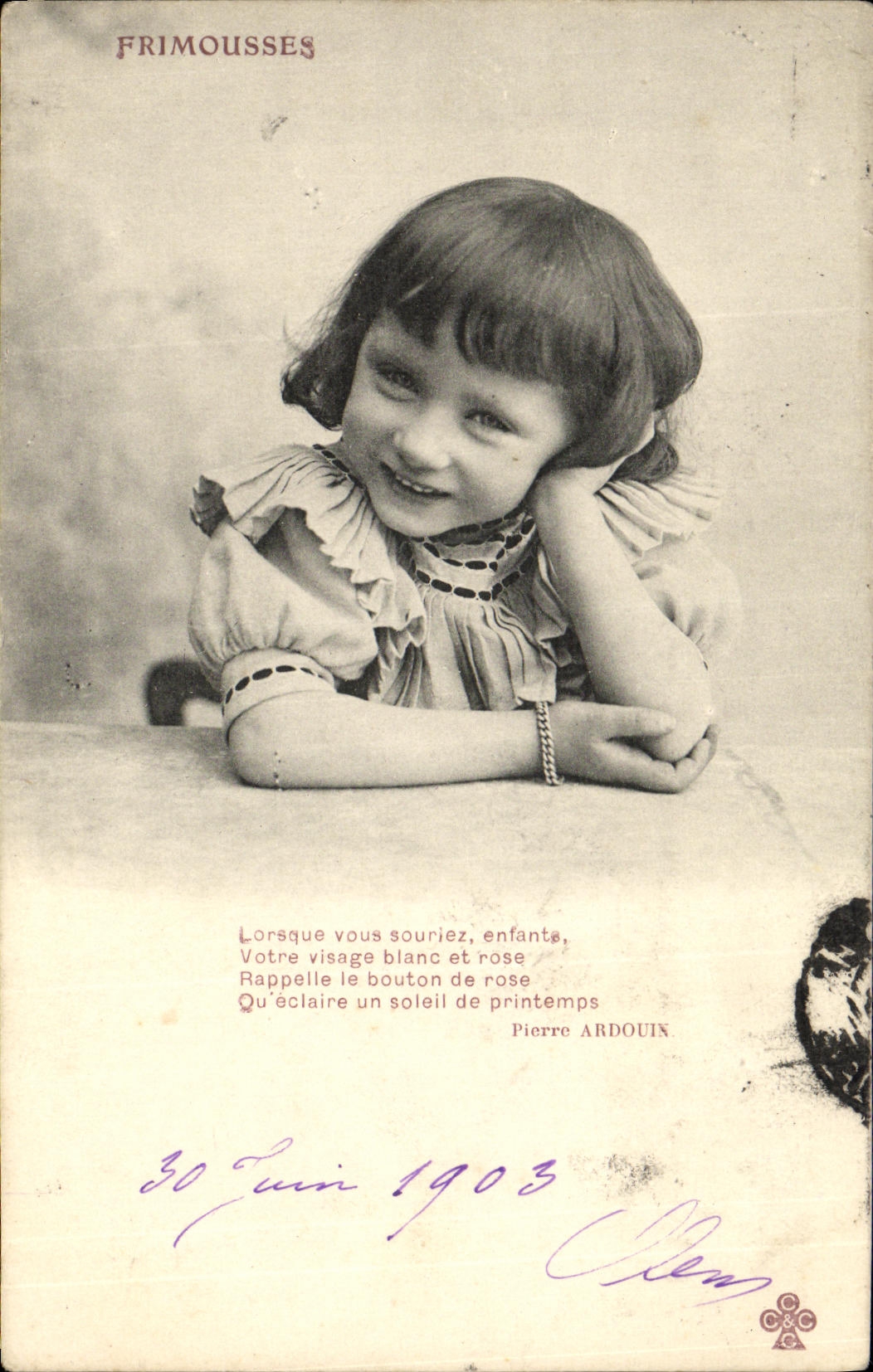 CPA Fantaisie Enfant Frimousses Pierre Ardouin
