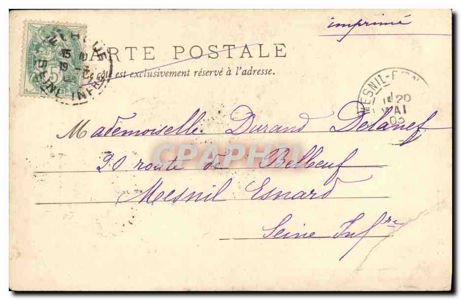 CPA Fantaisie Enfant Frimousses Pierre ARdouin — Verso