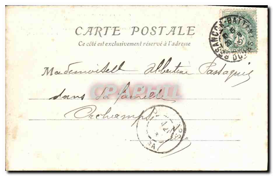 CPA Fantaisie Enfants Frimousses — Rückseite