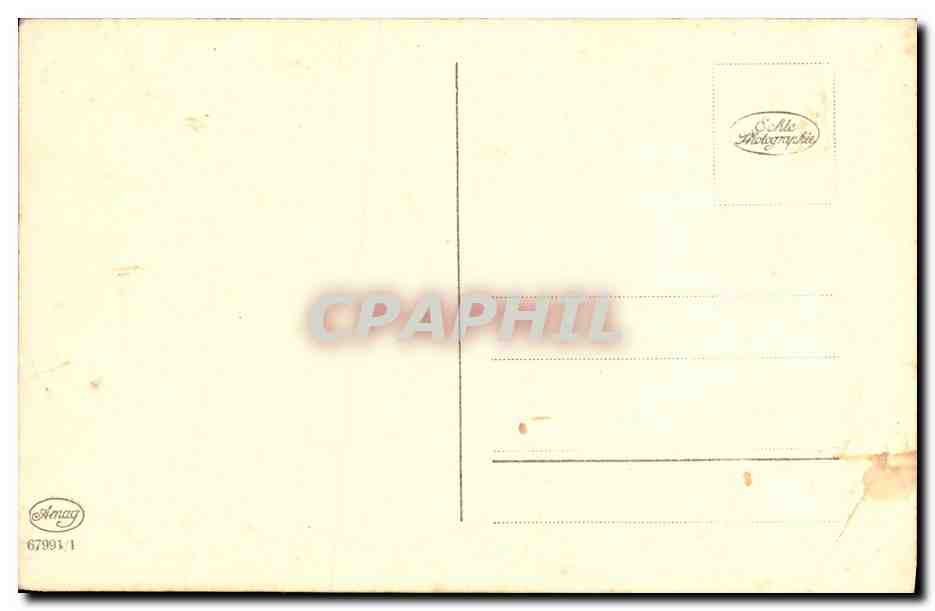 CPA Fantaisie Enfant Chien Scottish Terrier — Back