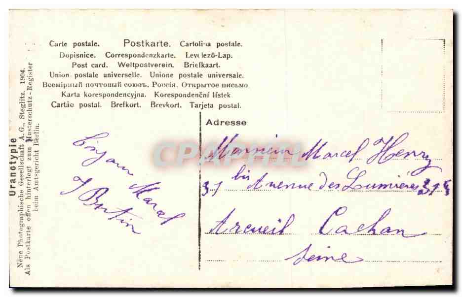 CPA Fantaisie Enfants Alcool Vin  — Rückseite