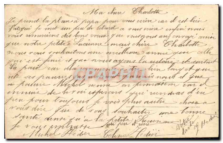 CPA Fantaisie Enfants Oiseaux — Rückseite