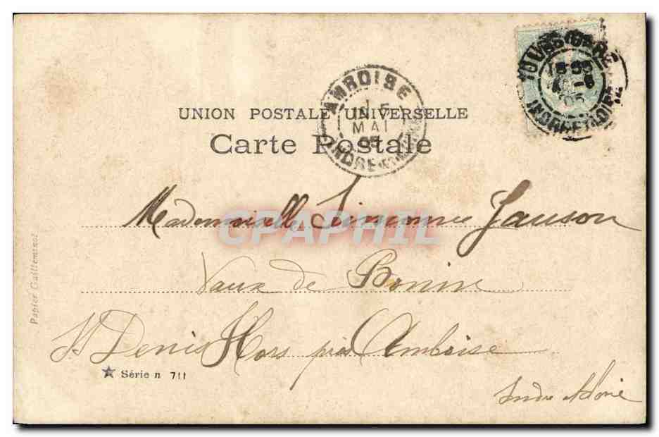 CPA Fantaisie Enfant L alouette aux bles — Rückseite