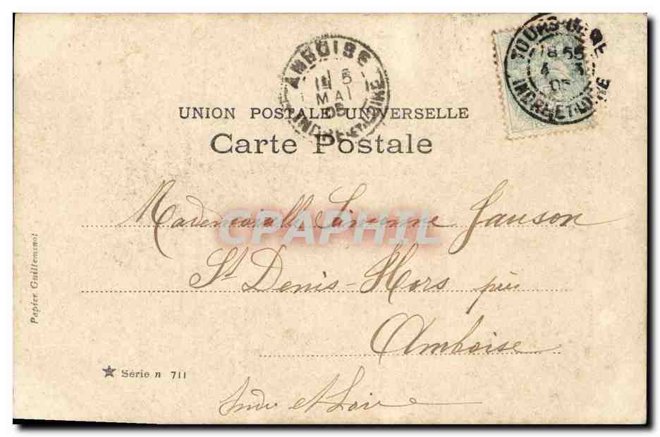 CPA Fantaisie Enfant L alouette aux bles — Rückseite