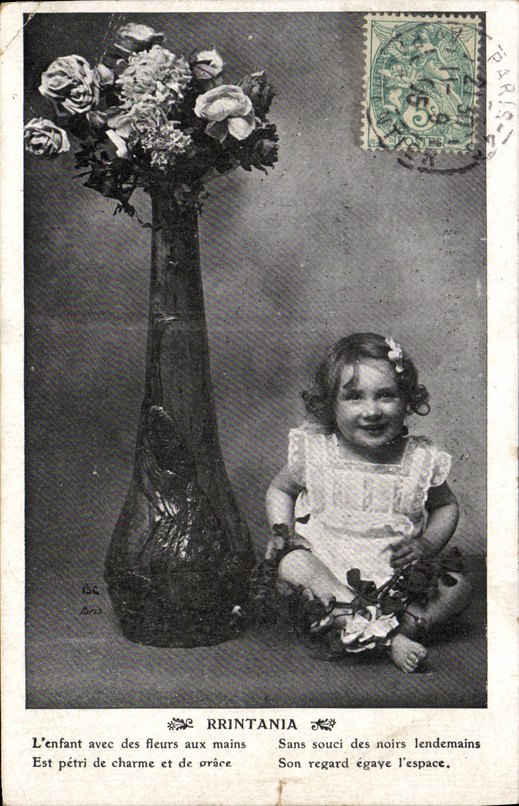 CPA Fantaisie Enfant Printania