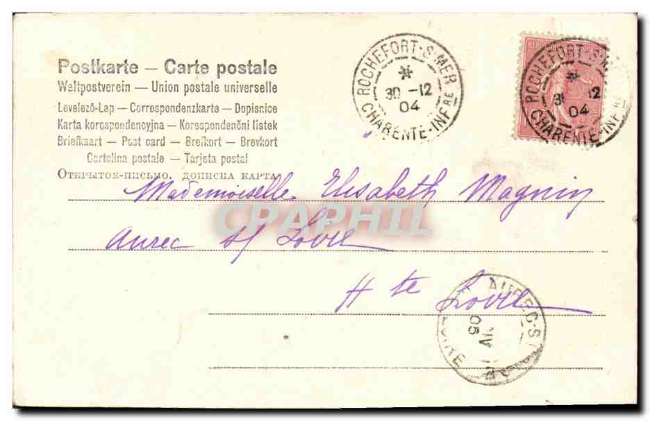CPA Fantaisie Enfant Berger et moutons — Rückseite
