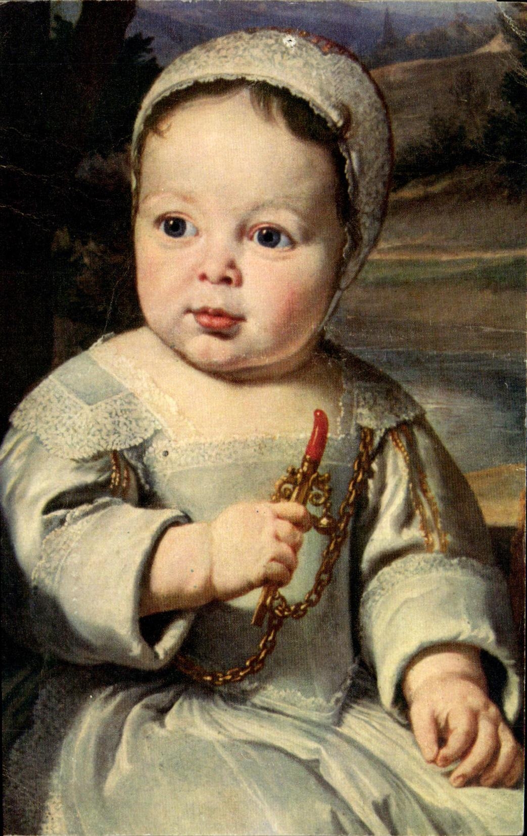 Les enfants Habert de Montmort — détail — édité par le Comité National de l'Enfance, n°2