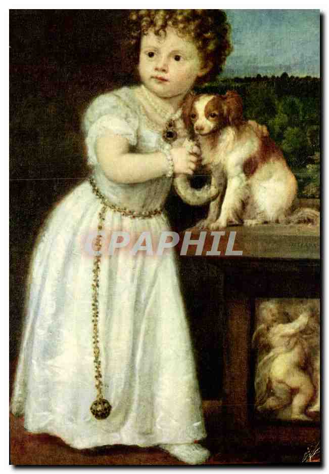 CPM Fantaisie Enfant Le Titien Image de la fille de Roberto Strozzi