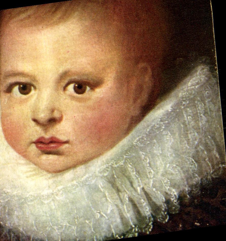 CPM Fantaisie Enfant Alonso Sanchez Coello Tete d enfant Musee d Epinal
