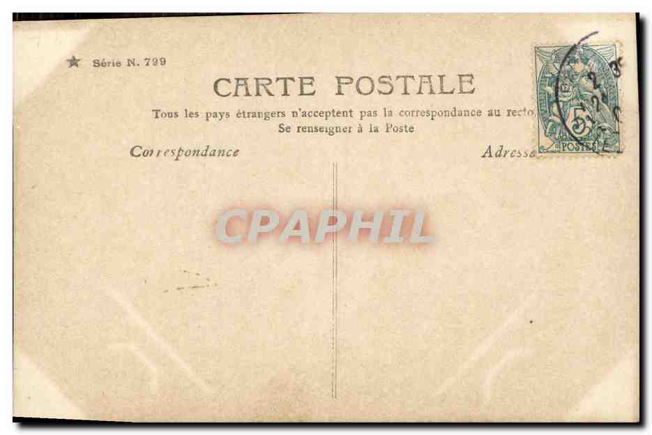 CPA Fantaisie Enfants La fee gracieuse — Rückseite