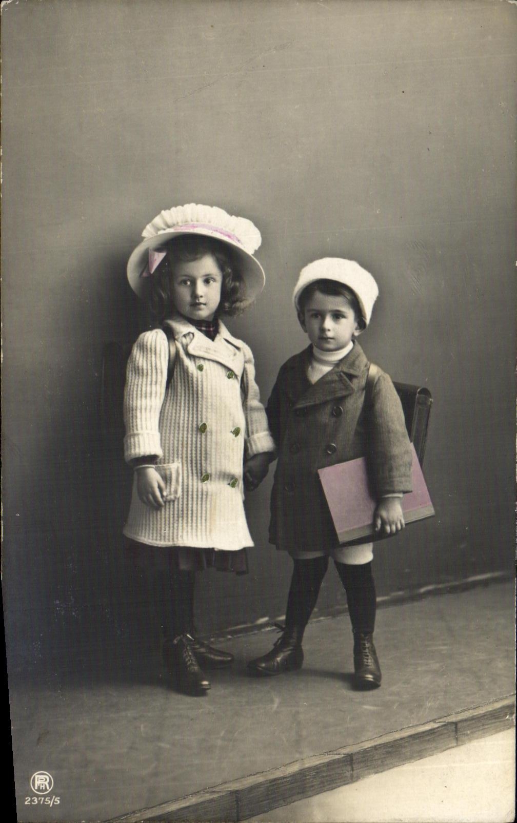 CARTE PHOTO Fantaisie Enfants
