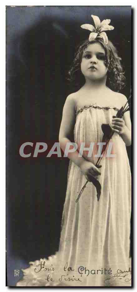 CPA Fantaisie Enfant La charite