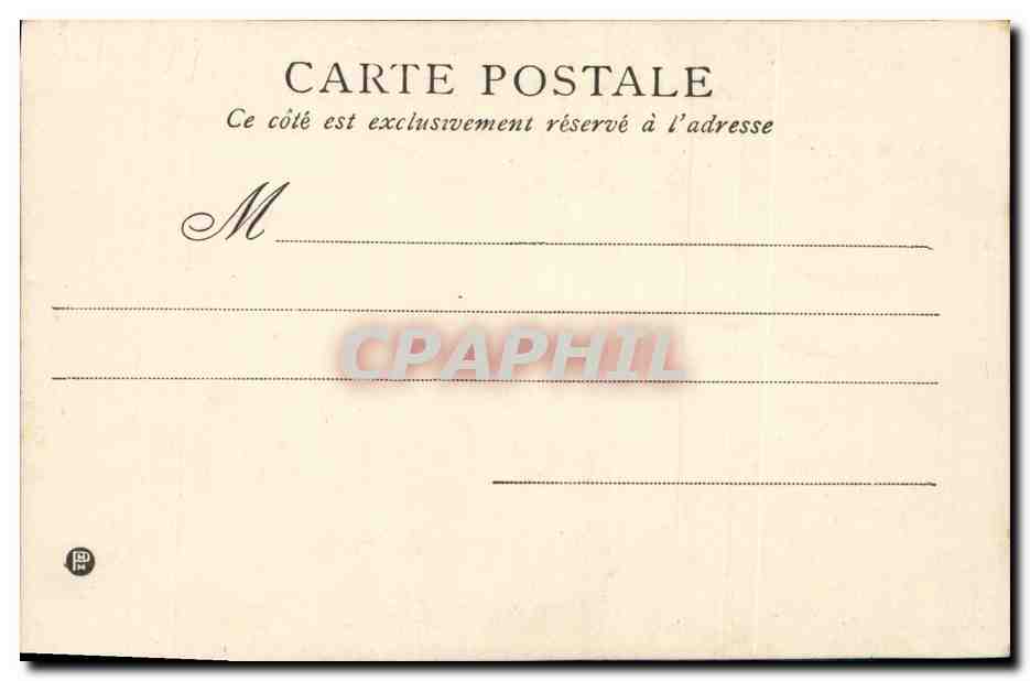 CPA Fantaisie Enfant La charite — Rückseite