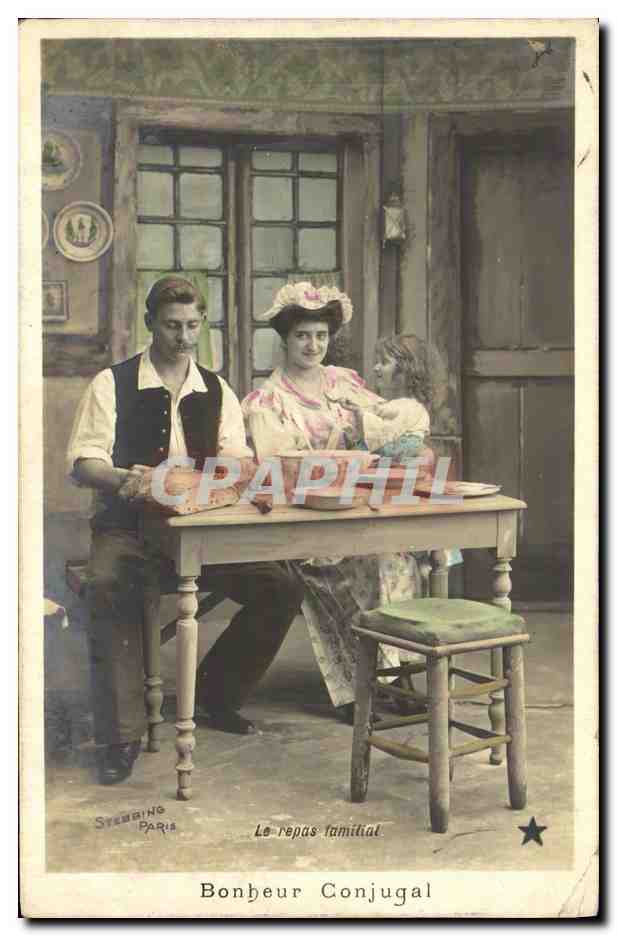 Le repas conjugal — Série N. 888 — Stéphanie Paris
