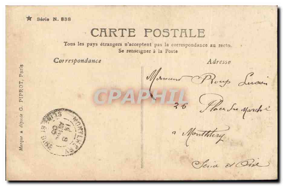 Ein Kuss für die kleine Mutter — Eheglück — Stebbing Paris — Rückseite