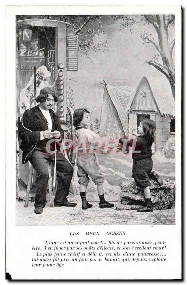 CPA Fantaisie Enfants Les deux gosses