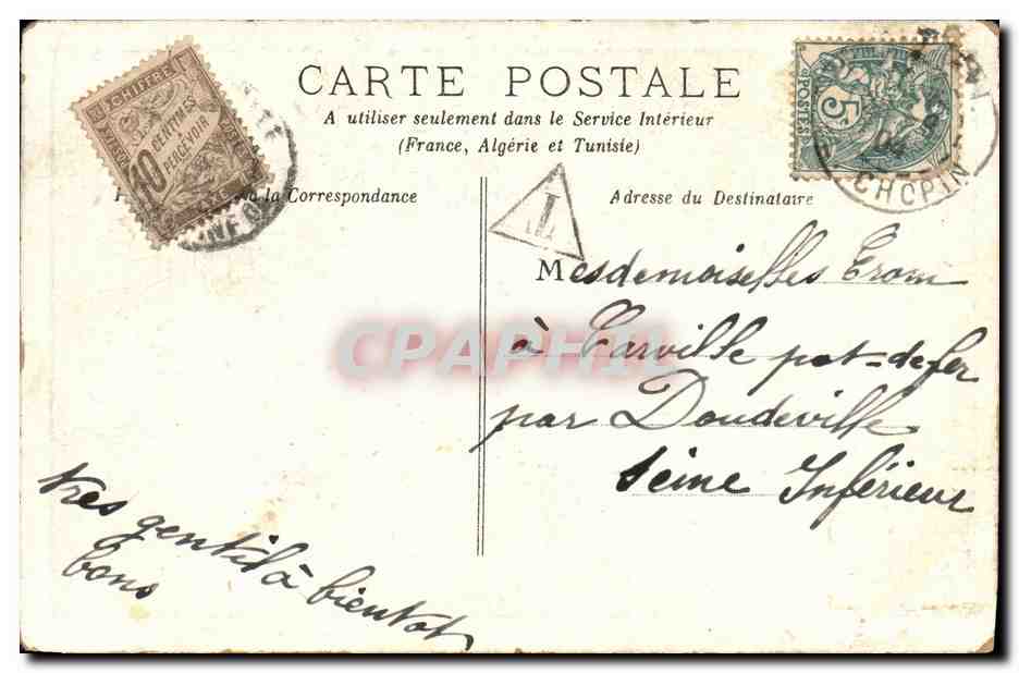 CPA Fantaisie Enfant Tonneau — Rückseite