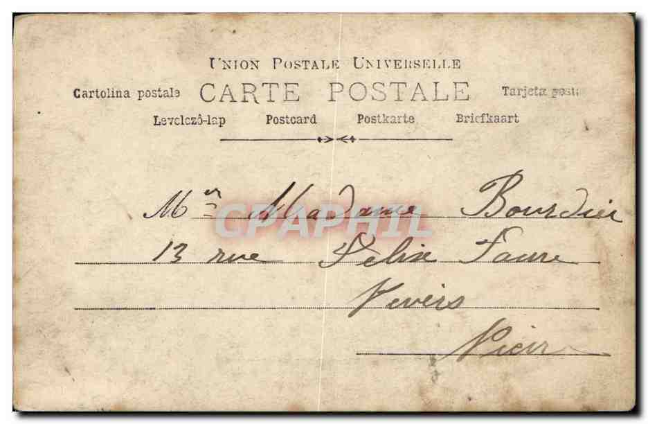 CPA Fantaisie Enfants Cerisettes — Rückseite