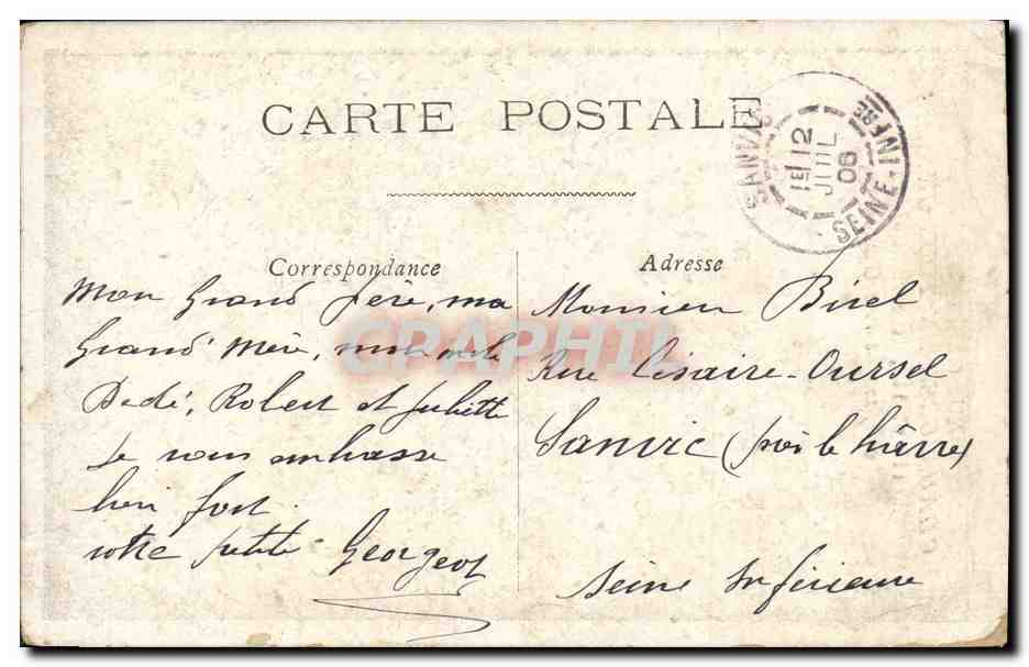 Marché aux spiritueux — Rue des Chaussures — éditeur inconnu, n° de série non visible — Achterkant