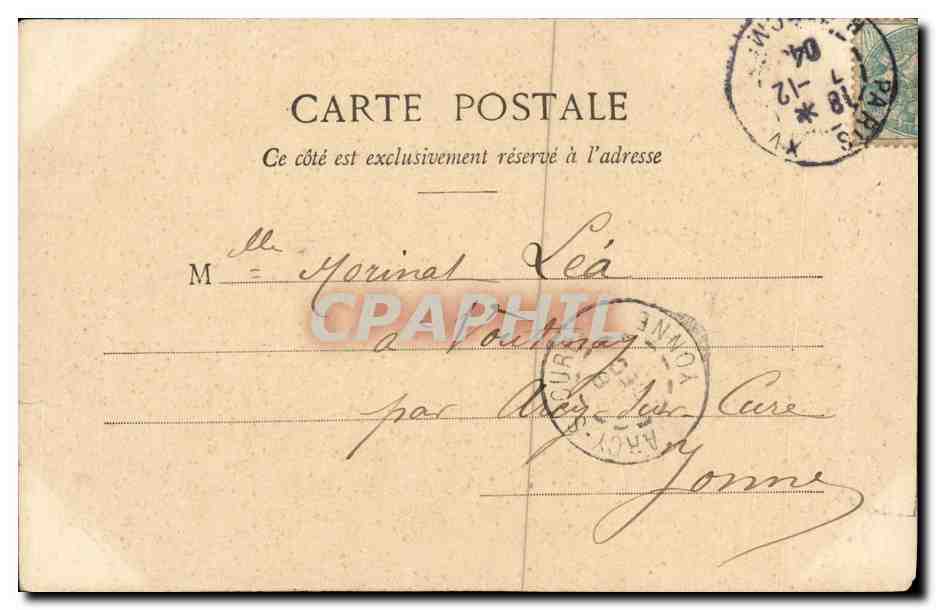 CPA Fantaisie Enfant Souvenir de jeunesse — Rückseite