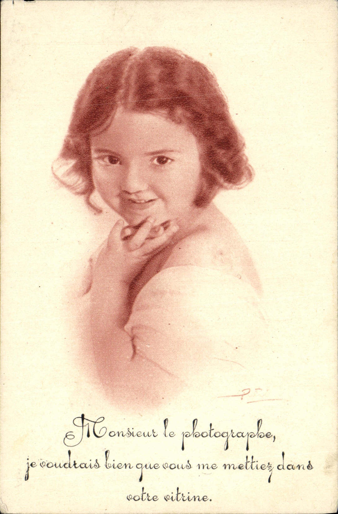 CPA Fantaisie Enfant Monsieur le photographe