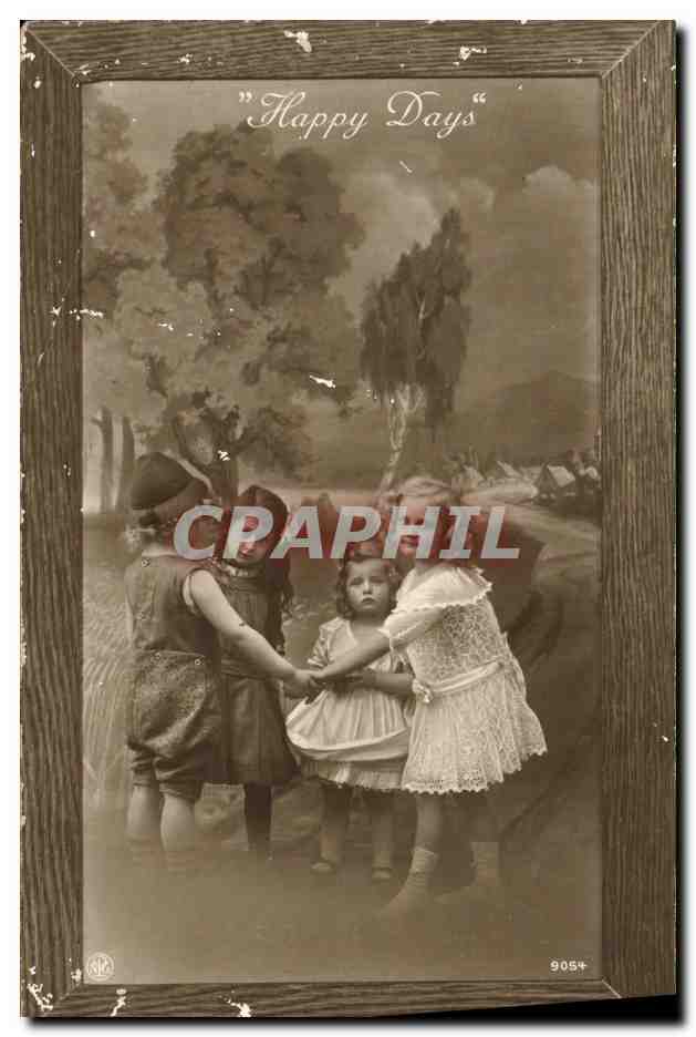 CPA Fantaisie Enfants Happy days