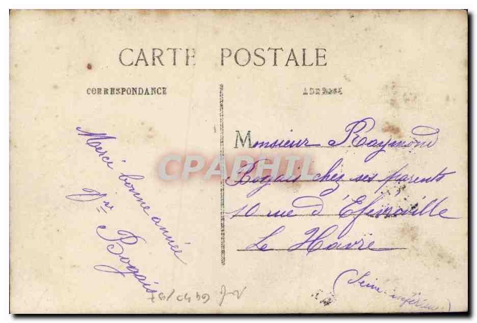 CPA Fantaisie Enfant Alsace France — Rückseite