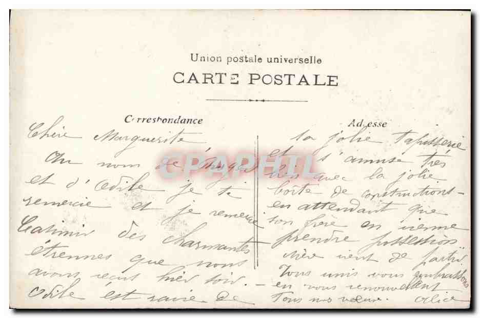 CPA Fantaisie Enfants Pere Noel — Rückseite
