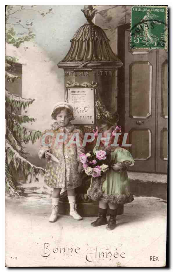 CPA Fantaisie Enfants Boite aux lettres