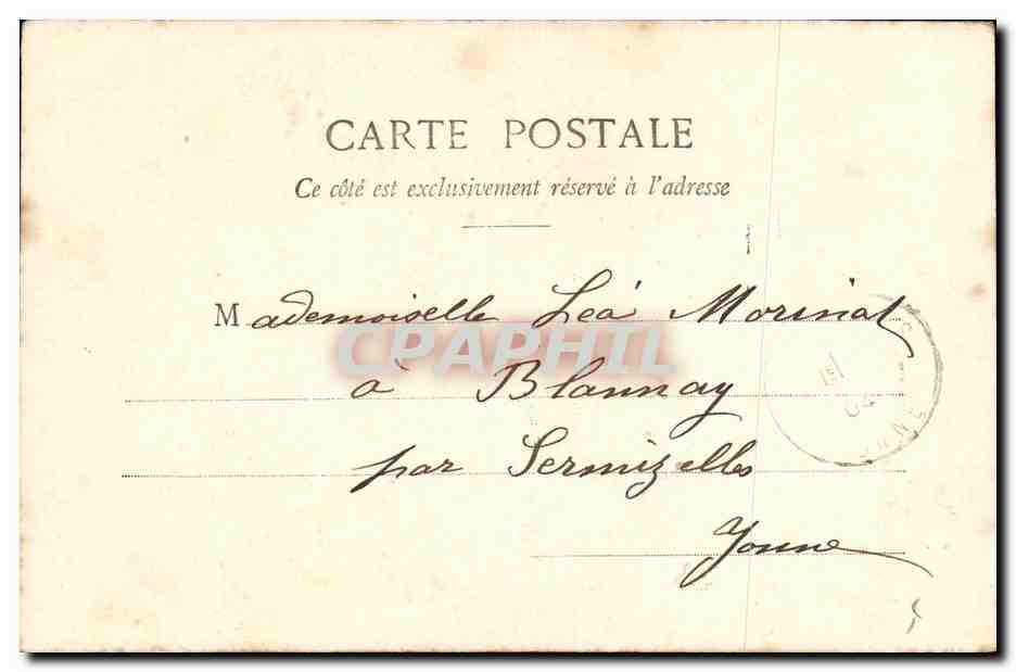 CPA Fantaisie Enfant La petite mendiante — Verso