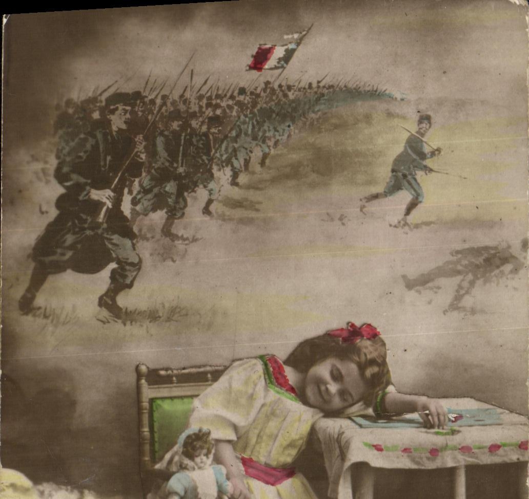 CPA Fantaisie Enfant Le reve de bebe