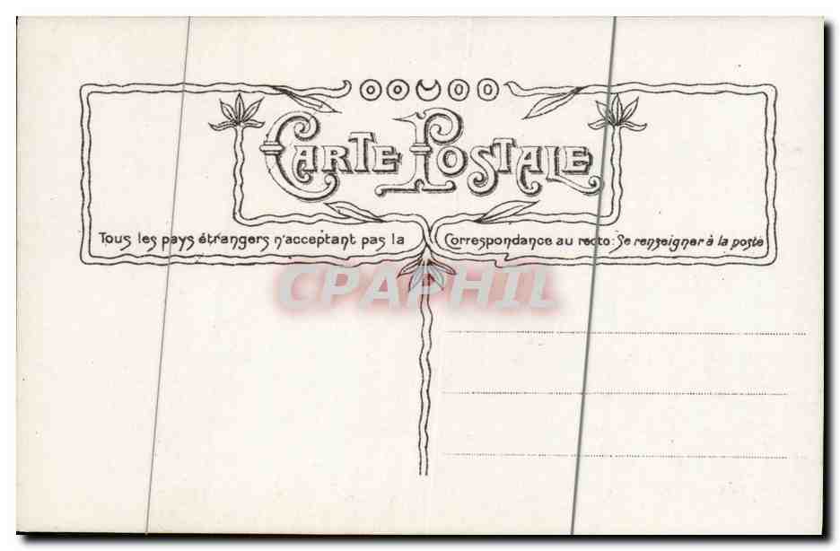 CPA Fantaisie Enfant Soeur Religieuse Femme — Verso