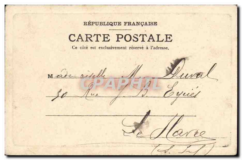 CPA Fantaisie Enfant Lapin Oeuf — Rückseite
