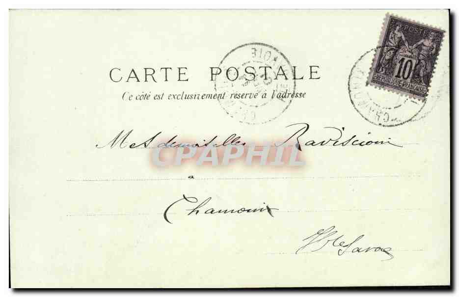 CPA Fantaisie Femmes Les saisons des trois graces — Rückseite