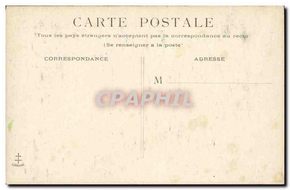 CPA Fantaisie Femme Regrets de mignon Mandoline — Rückseite