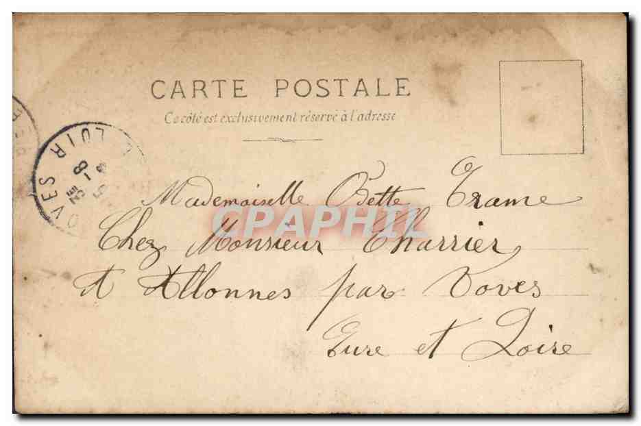 Alice Dufrene — Portrait de jeune femme — Reutinger Paris, série N°1 — Reverso