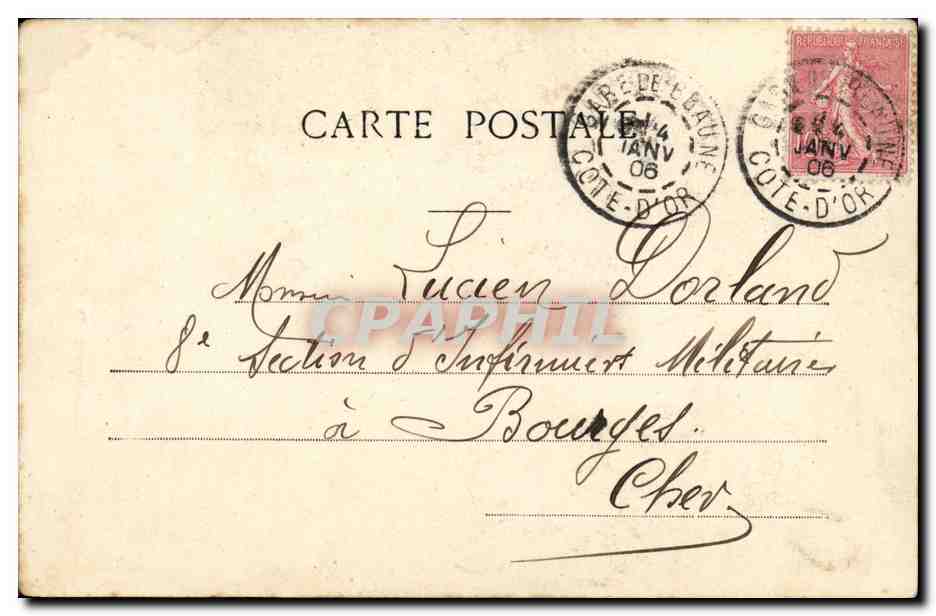 Marguerite Derlys — Portrait — Cliché H. Manuel, Scala — Rückseite