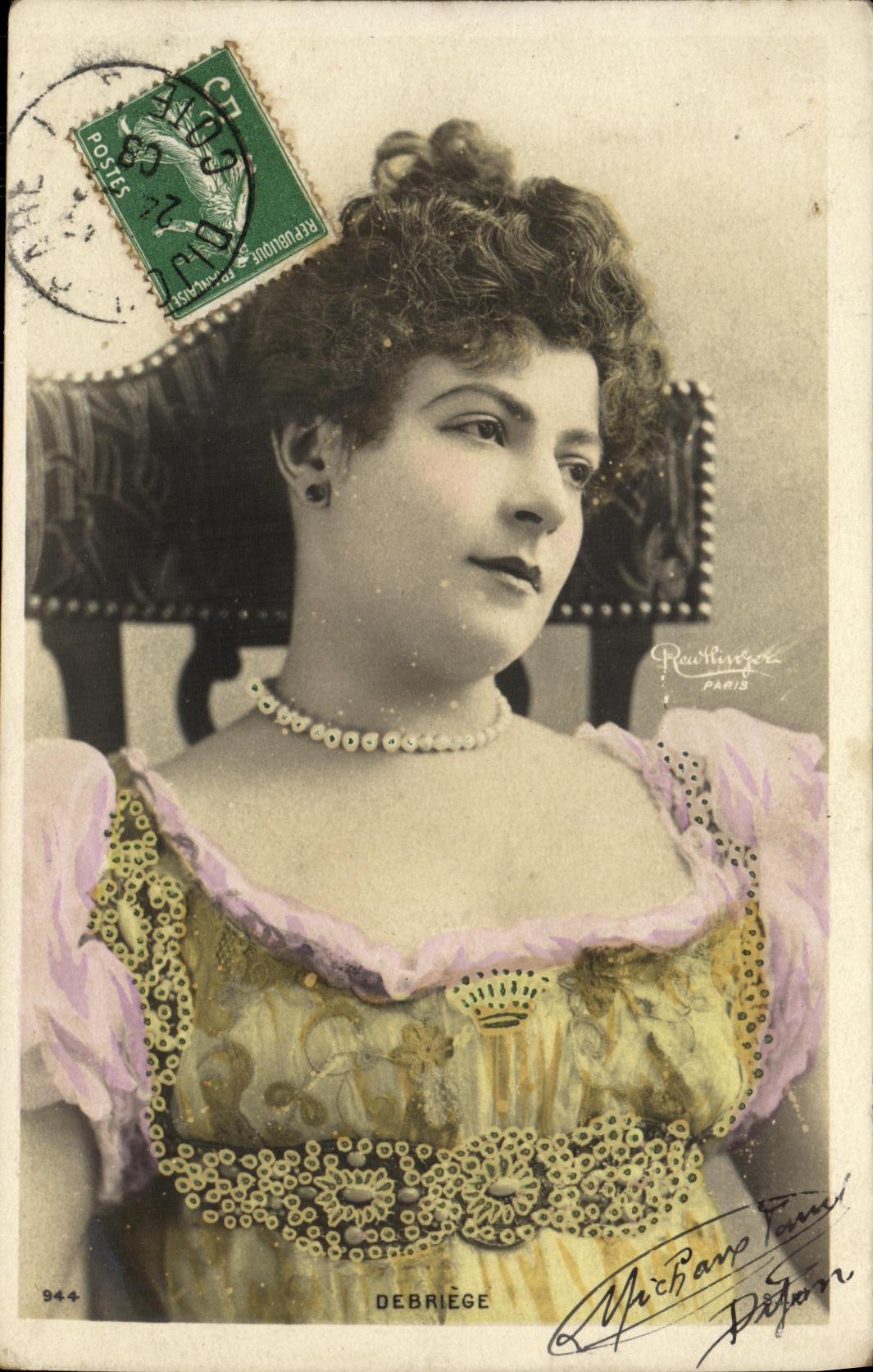 Portrait de Madame Debriège — éditeur Rachou & Fils, Paris, n° 944