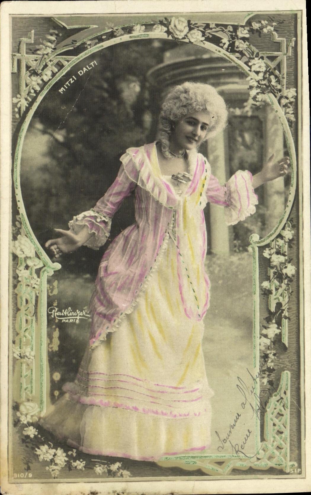 Mitzi Dalti — Portrait en costume de scène — Fred Knüpper, Paris, n° 510/8