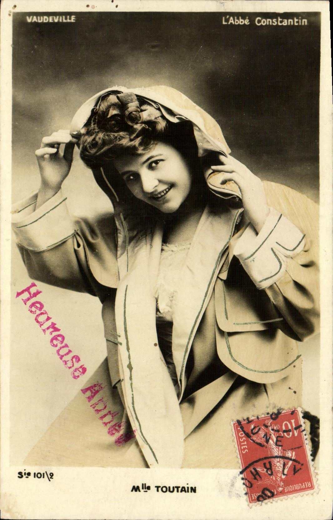 Frau Toutain — Portrait — Vaudeville, Serie 101/2