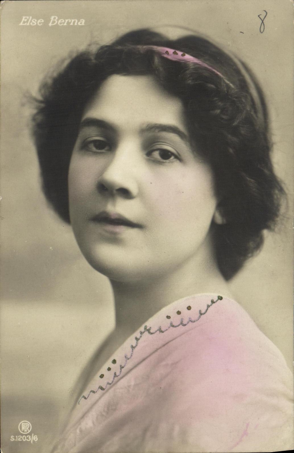 CPA Fantaisie Femme Else Berna