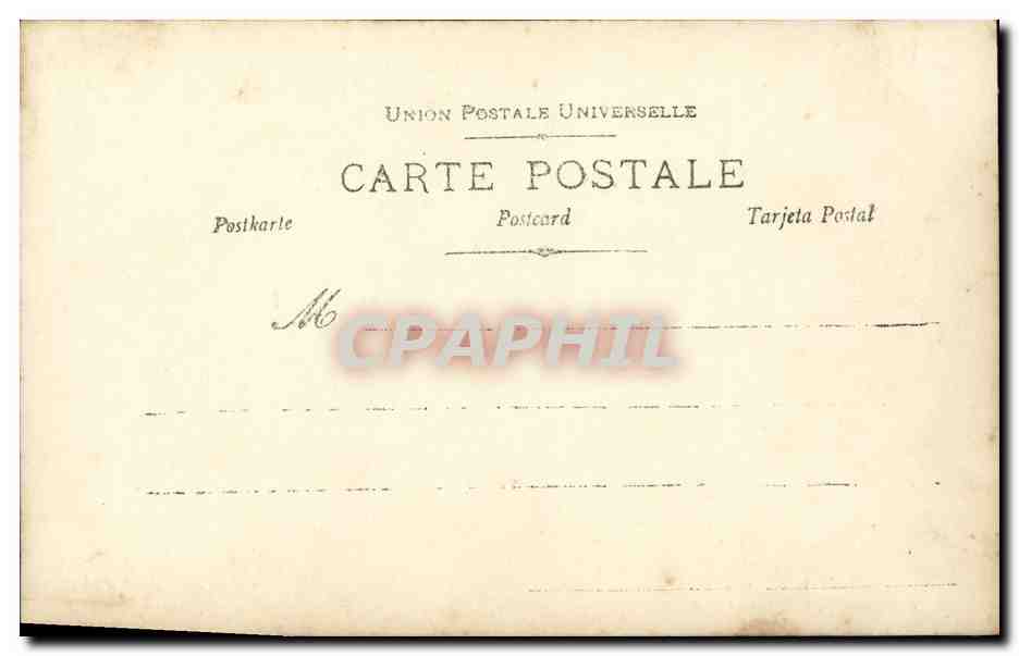 Carmen de Villiers — Porträt in Kostüm — Reutlinger, n° 114/11 — Rückseite