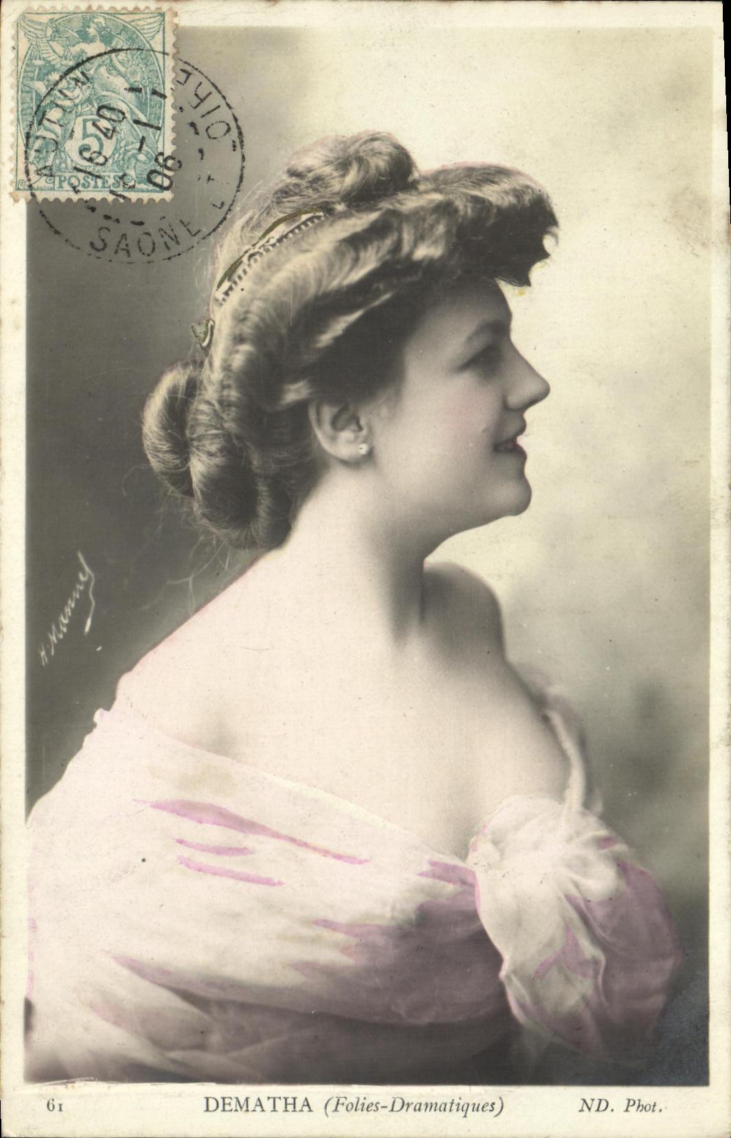 Dematha (Folies-Dramatiques) — portrait de scène — ND. Phot.